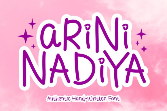 Arini Nadiya: A Playful Handwritten Font for Digital Branding