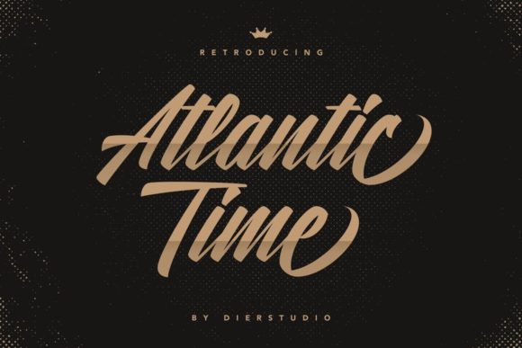 Atlantic Time: A Handwritten Font for Editorial Design