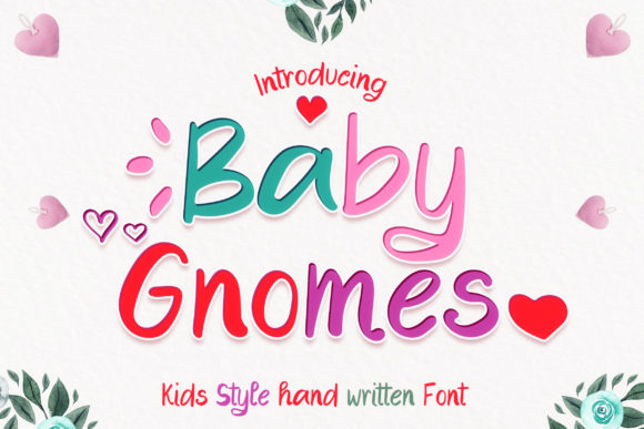 Baby Gnomes Font for Business Branding