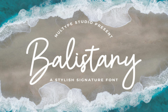 Balistany: A Refined Script Font for Small Business Branding