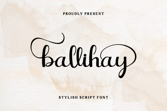 Ballihay: A Handwritten Font for Modern Campaigns