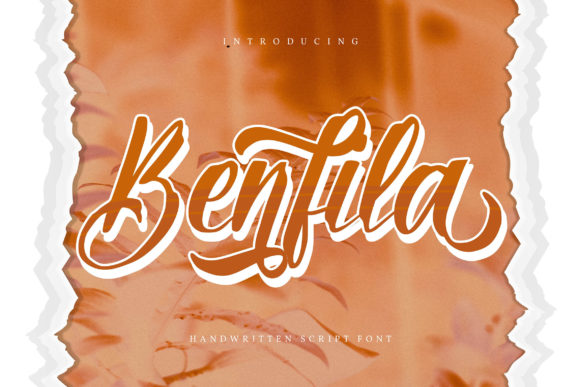 Benfila: A Handwritten Font for Handmade Creations