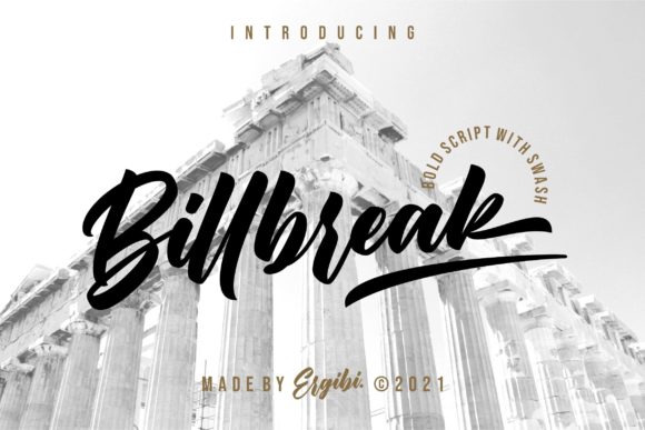 Billbreak: A Stylish Font for Bold Branding