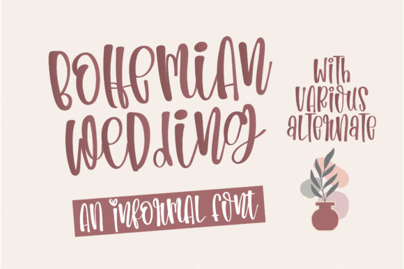 Bohemian Wedding: A Handwritten Font for Warm, Human Digital Experiences