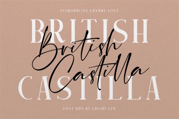 British Castilla: A Versatile Script Slab Serif for Campaign Design