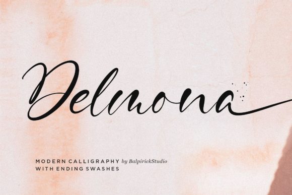 Delmona Font for Campaign Creatives