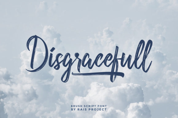 Disgracefull: A Cursive Font That Elevates Editorial Design