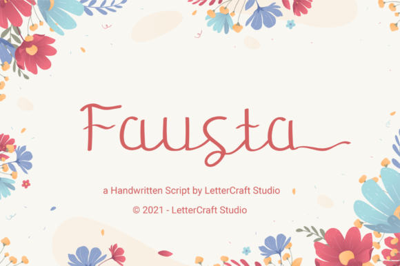 Fausta: A Timeless Handwritten Font for Editorial Design