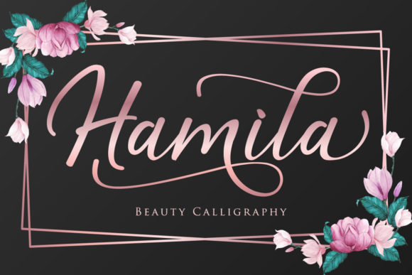 Hamila Font for Branding: A Polished Touch for Small Business Materials