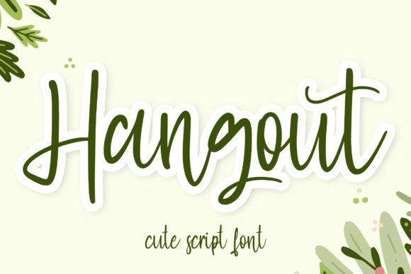 Hangout: A Delicate Handwritten Font for Modern Branding