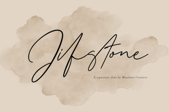 Jifstone: A Modern Script Font for Branding Projects
