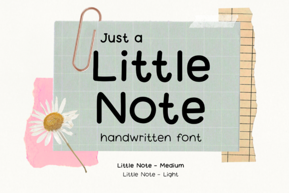 Little Note: A Handwritten Font That Elevates Digital Branding