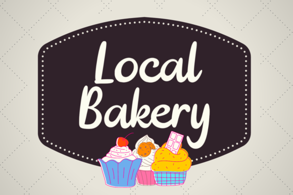 Local Bakery Font for Campaign Clarity and Style
