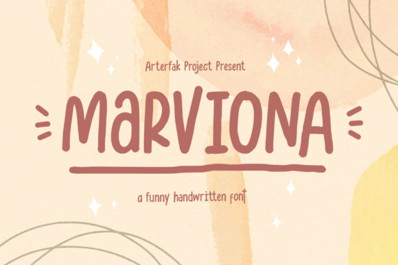 Marviona: A Playful Font for Clear, Engaging Campaigns