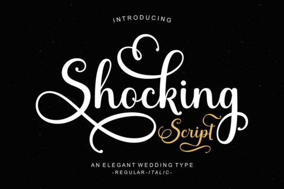 Shocking: A Dazzling Script Font for Creative Makers