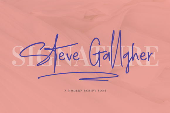 Steve Gallagher: A Script Font for Modern Branding