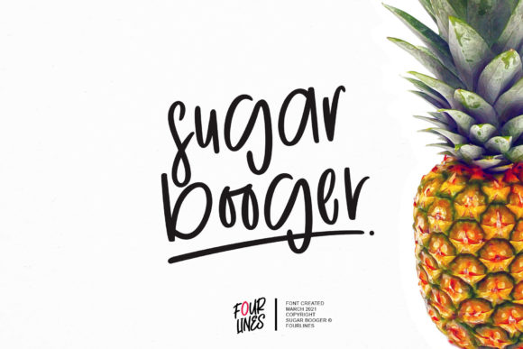 Sugar Booger Font for Creative Branding Projects