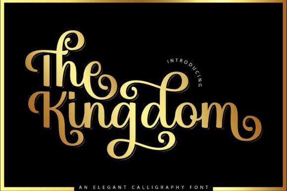 The Kingdom: A Refined Script Font for Thoughtful Branding